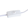 Lámpara de mesa Blanco Dorado Lino Cerámica 60 W 220 V 240 V 220-240