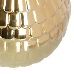 Lámpara de mesa Blanco Dorado Lino Cerámica 60 W 220 V 240 V 220-240