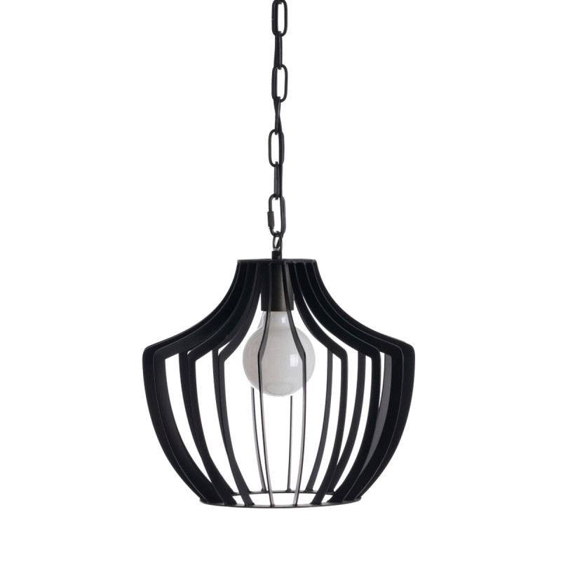 Lámpara de Techo 35 x 35 x 31 cm Negro Metal Lámpara de Techo 35 x 35 x 31 cm Negro Metal