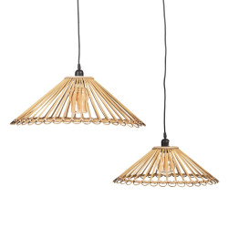 Lámpara de Techo 57 x 57 x 20,5 cm Natural Bambú 220 V 240 V 60 W (2
