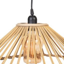 Lámpara de Techo 57 x 57 x 20,5 cm Natural Bambú 220 V 240 V 60 W (2