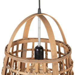 Lámpara de Techo 33,5 x 33,5 x 48,5 cm Natural Bambú 220 V 240 V 60