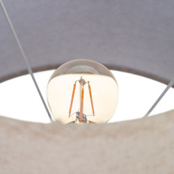 Lámpara de mesa Blanco Lino Madera 60 W 220 V 240 V 220-240 V 30 x 30