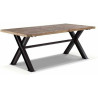 Mesa de Comedor DKD Home Decor Metal Hierro Madera Reciclada 200 x 100