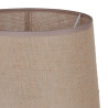 Lámpara de mesa Beige Plateado Arpillera Cerámica 60 W 220 V 240 V 2