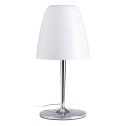 Lámpara de mesa Blanco Plateado Metal Cristal Hierro Hierro/Cristal 6