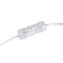 Lámpara de mesa Blanco Plateado Metal Cristal Hierro Hierro/Cristal 6