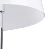 Lámpara de mesa Blanco Plateado Metal Cristal Hierro Hierro/Cristal 6