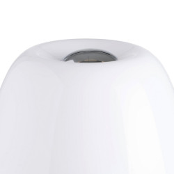Lámpara de mesa Blanco Plateado Metal Cristal Hierro Hierro/Cristal 6