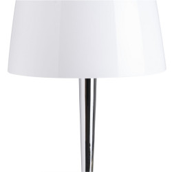 Lámpara de mesa Blanco Plateado Metal Cristal Hierro Hierro/Cristal 6