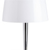 Lámpara de mesa Blanco Plateado Metal Cristal Hierro Hierro/Cristal 6