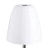 Lámpara de mesa Blanco Plateado Metal Cristal Hierro Hierro/Cristal 6