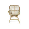 Silla de Jardín DKD Home Decor Multicolor Natural Ratán 61 x 58 x 92