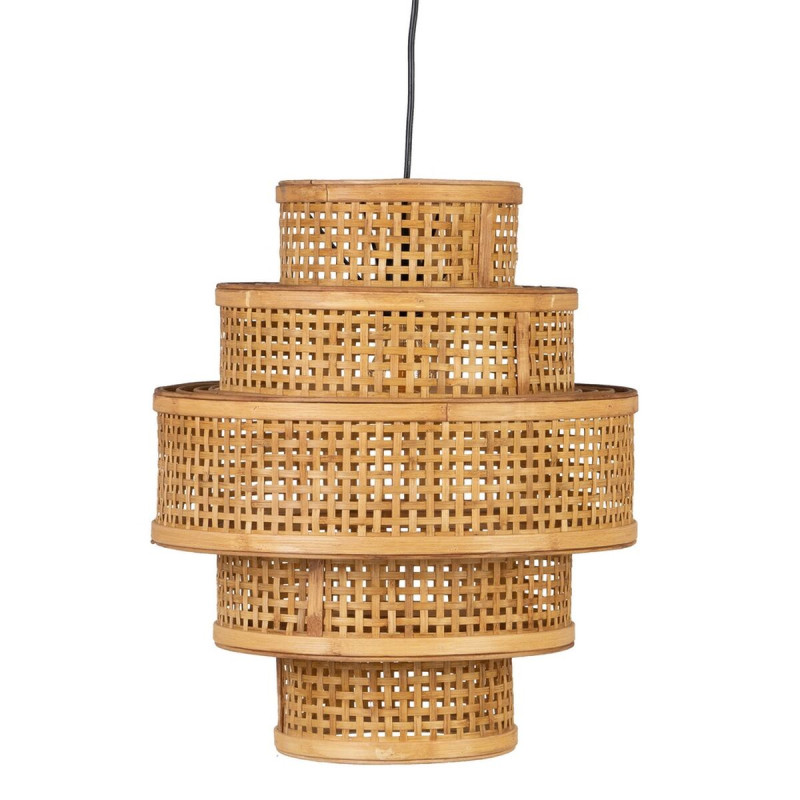 Lámpara de Techo Natural Bambú 41 x 41 x 48 cm Lámpara de Techo Natural Bambú 41 x 41 x 48 cm