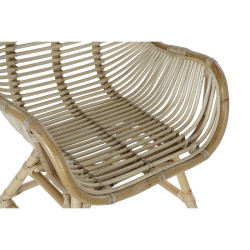 Silla de Jardín DKD Home Decor Multicolor Natural Ratán 61 x 58 x 92