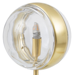 Lámpara de mesa Dorado Cristal Mármol Hierro Hierro/Cristal 28 W 220