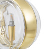 Lámpara de mesa Dorado Cristal Mármol Hierro Hierro/Cristal 28 W 220