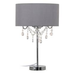 Lámpara de mesa Gris Acrílico Lino Metal Hierro 40 W 220 V 240 V 220