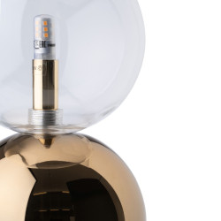 Lámpara de mesa Dorado Cristal Hierro Hierro/Cristal 28 W 220 V 240 V