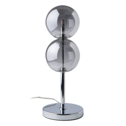 Lámpara de mesa Plateado Cristal Hierro Hierro/Cristal 28 W 220 V 240