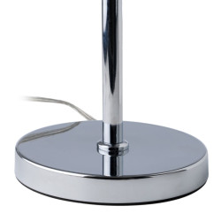 Lámpara de mesa Plateado Cristal Hierro Hierro/Cristal 28 W 220 V 240