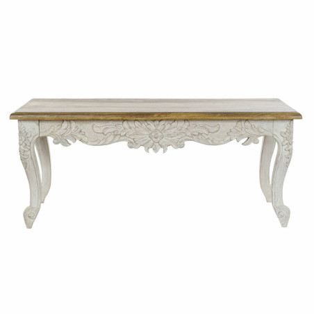 Mesa de Comedor DKD Home Decor Acabado envejecido Blanco Multicolor Na