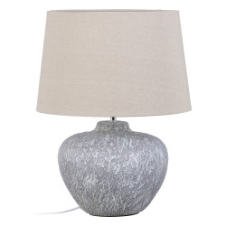 Lámpara de mesa Gris Lino Cerámica 40 W 220 V 240 V 220-240 V 40 x 4