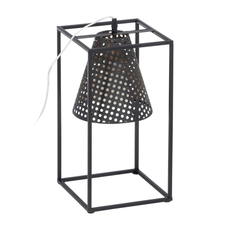 Lámpara de mesa Negro Dorado Metal Hierro 60 W 220 V 240 V 220 -240 V