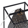 Lámpara de mesa Negro Dorado Metal Hierro 60 W 220 V 240 V 220 -240 V