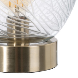 Lámpara de mesa Dorado Metal Cristal Latón Hierro 40 W 220 V 240 V 2