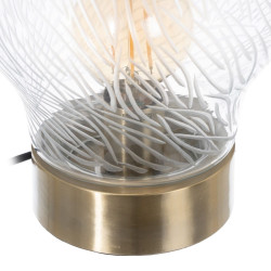 Lámpara de mesa Dorado Metal Cristal Latón Hierro 40 W 220 V 240 V 2