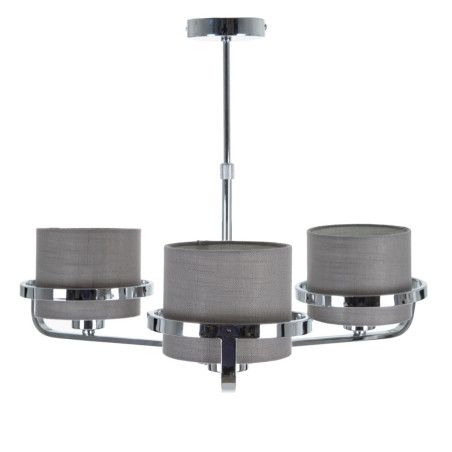 Lámpara de Techo Gris Plateado Lino Metal Hierro 220-240 V 52 x 50 x
