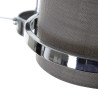 Lámpara de Techo Gris Plateado Lino Metal Hierro 220-240 V 52 x 50 x