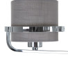 Lámpara de Techo Gris Plateado Lino Metal Hierro 220-240 V 52 x 50 x