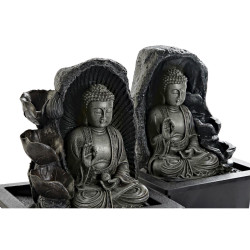 Fuente de Jardín DKD Home Decor 21 x 17,5 x 25 cm Buda Resina Orienta