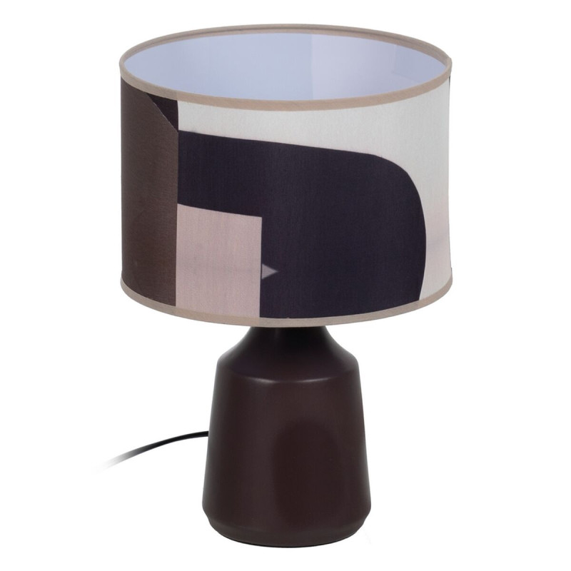 Lámpara de mesa Marrón Cerámica 60 W 220-240 V 22 x 22 x 31,5 cm Lámpara de mesa Marrón Cerámica 60 W 220-240 V 22 x 22 x 31,5 cm