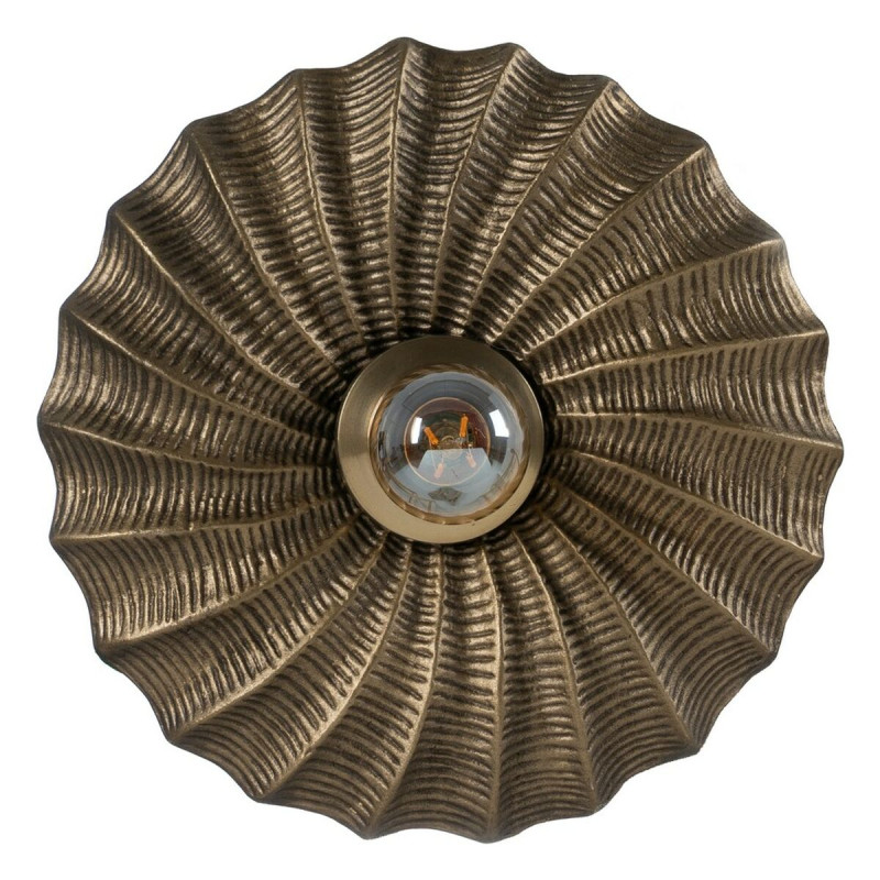 Aplique de Pared Dorado Aluminio Hierro A 220-240 V 27 x 9 x 27 cm Aplique de Pared Dorado Aluminio Hierro A 220-240 V 27 x 9 x 27 cm