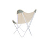 Sillón de jardín DKD Home Decor Azul Blanco Verde Hierro 74 x 65 x 9