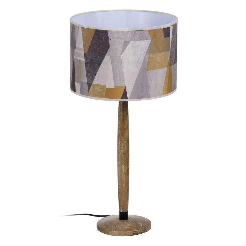 Lámpara de mesa Beige Natural 220 -240 V 30 x 30 x 62 cm Lámpara de mesa Beige Natural 220 -240 V 30 x 30 x 62 cm