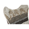 Silla de Jardín DKD Home Decor Negro Marrón Algodón Hierro (74 x 65