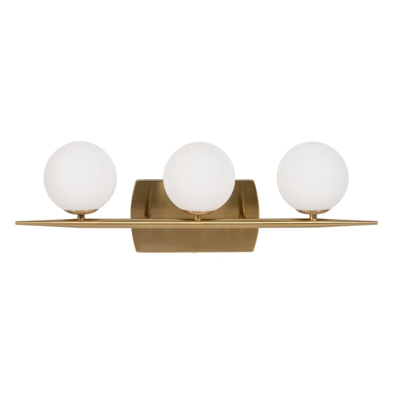 Aplique de Pared Dorado Cristal Hierro A 220-240 V 60 x 15 x 20 cm Aplique de Pared Dorado Cristal Hierro A 220-240 V 60 x 15 x 20 cm