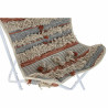 Sillón de jardín DKD Home Decor Blanco Naranja Hierro 74 x 65 x 90 c