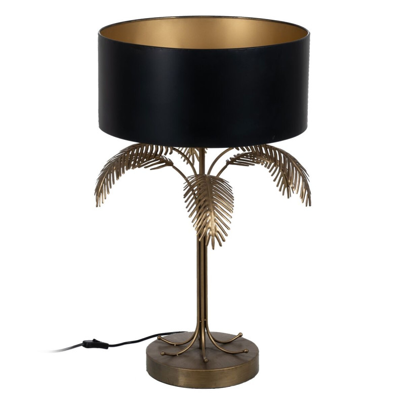 Lámpara de mesa Negro Dorado 220 -240 V 45 x 45 x 76 cm Lámpara de mesa Negro Dorado 220 -240 V 45 x 45 x 76 cm