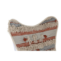 Sillón de jardín DKD Home Decor Blanco Naranja Hierro 74 x 65 x 90 c