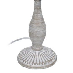 Lámpara de mesa Beige Gris 60 W 220-240 V 20 x 20 x 34 cm