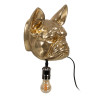 Aplique de Pared Dorado Resina A 40 W Perro 220-240 V 28 x 26,5 x 23 c