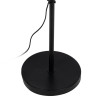 Lámpara de Pie Negro Beige Madera Hierro 26 x 26 x 149 cm