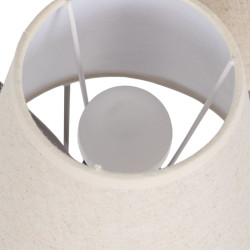 Lámpara de Pie Marrón Negro Crema Hierro 60 W 220-240 V 38 x 34 x 13
