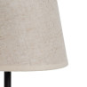 Lámpara de Pie Marrón Negro Crema Hierro 60 W 220-240 V 38 x 34 x 13