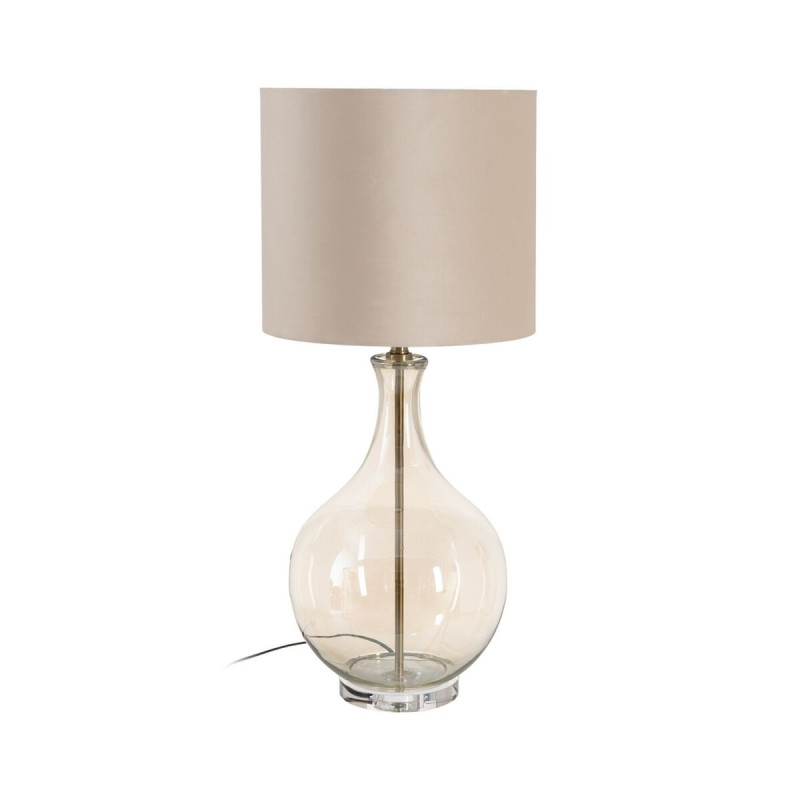 Lámpara de mesa Dorado Poliéster Metal Cristal 60 W 220-240 V 39 x 3 Lámpara de mesa Dorado Poliéster Metal Cristal 60 W 220-240 V 39 x 3